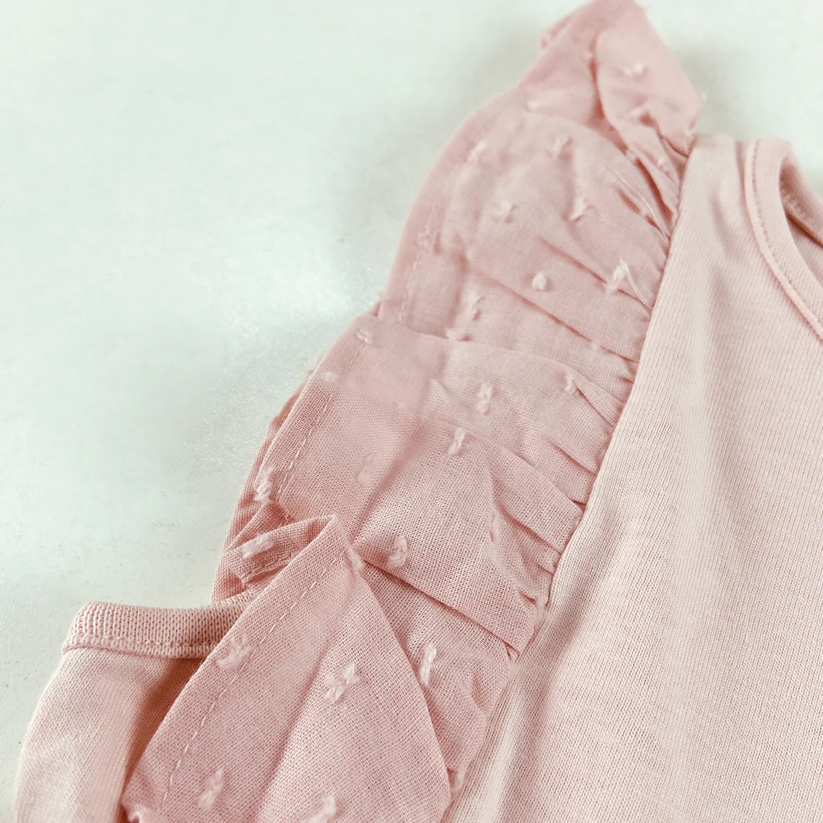 Girls Ruffle Sleeve Cotton Dress - Image 5