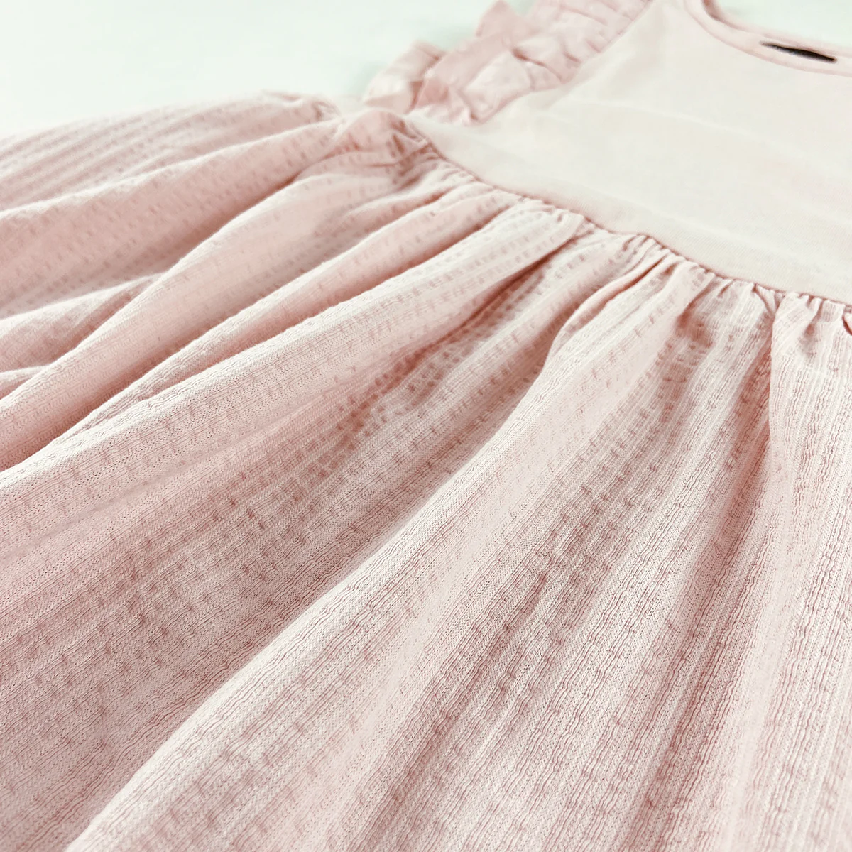 Girls Ruffle Sleeve Cotton Dress - Image 6