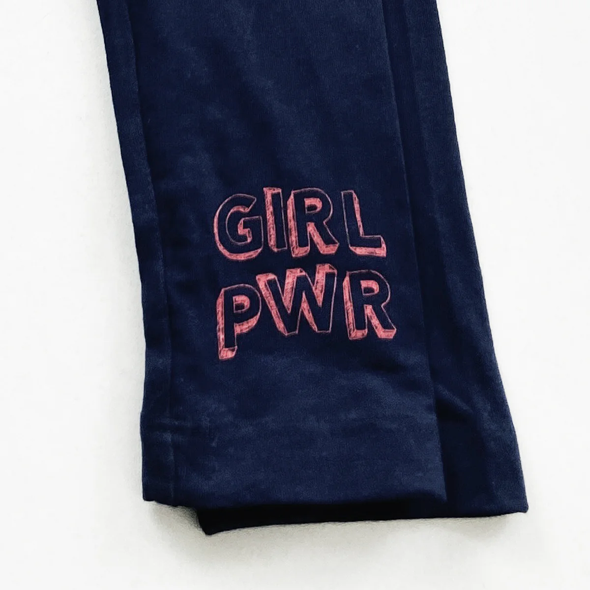 Girls Soft Cotton Full Length Cotton Leggings - Image 3