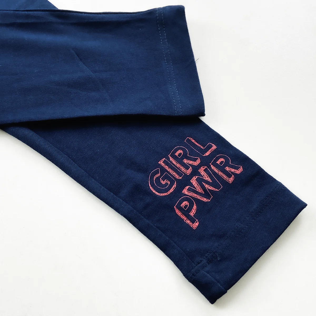 Girls Soft Cotton Full Length Cotton Leggings - Image 4