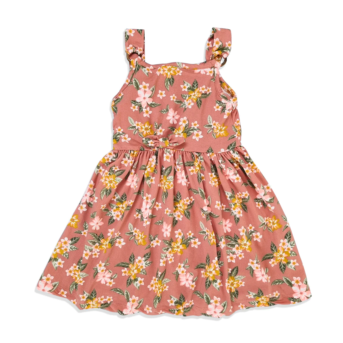 Girls Summer Sleeveless Frock Ruffle Trim Soft Play Dresses - Image 13