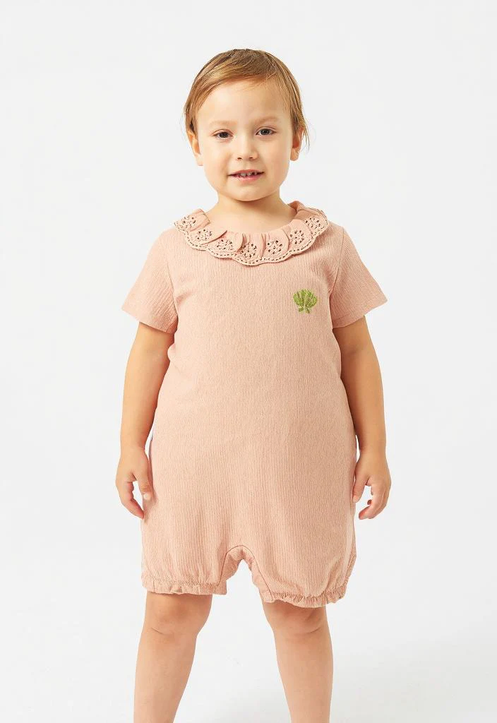 Infant and Toddler Girl Baby Short Sleeve Cotton Bodysuit - Image 6