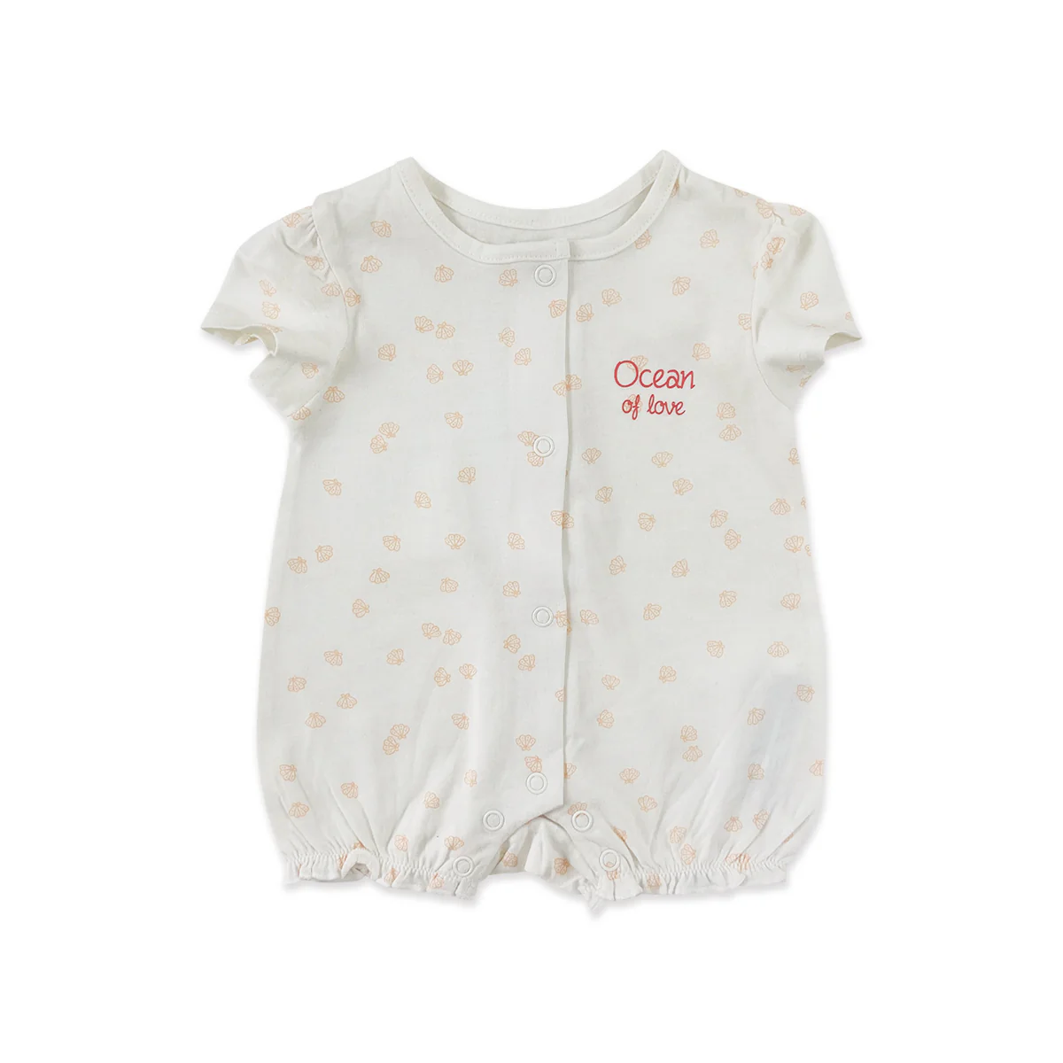 Infant and Toddler Baby Short Sleeve Cotton Bodysuit