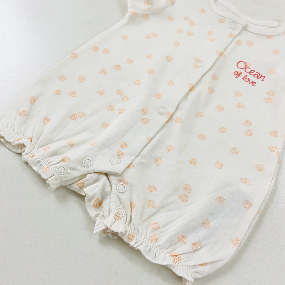 Infant and Toddler Baby Short Sleeve Cotton Bodysuit - Image 6