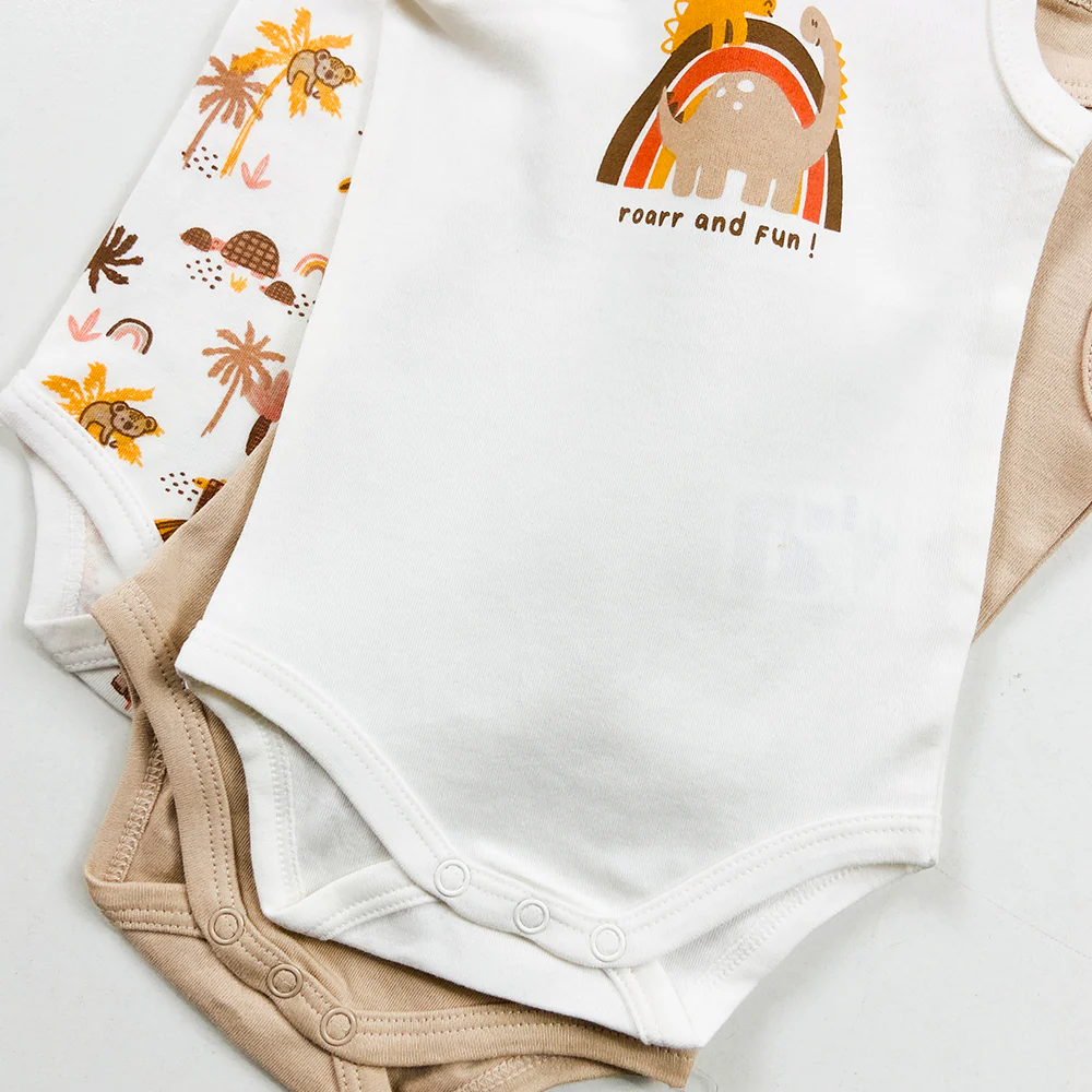Infant and Toddler Baby Sleeveless Cotton Romper Bodysuit - Image 15