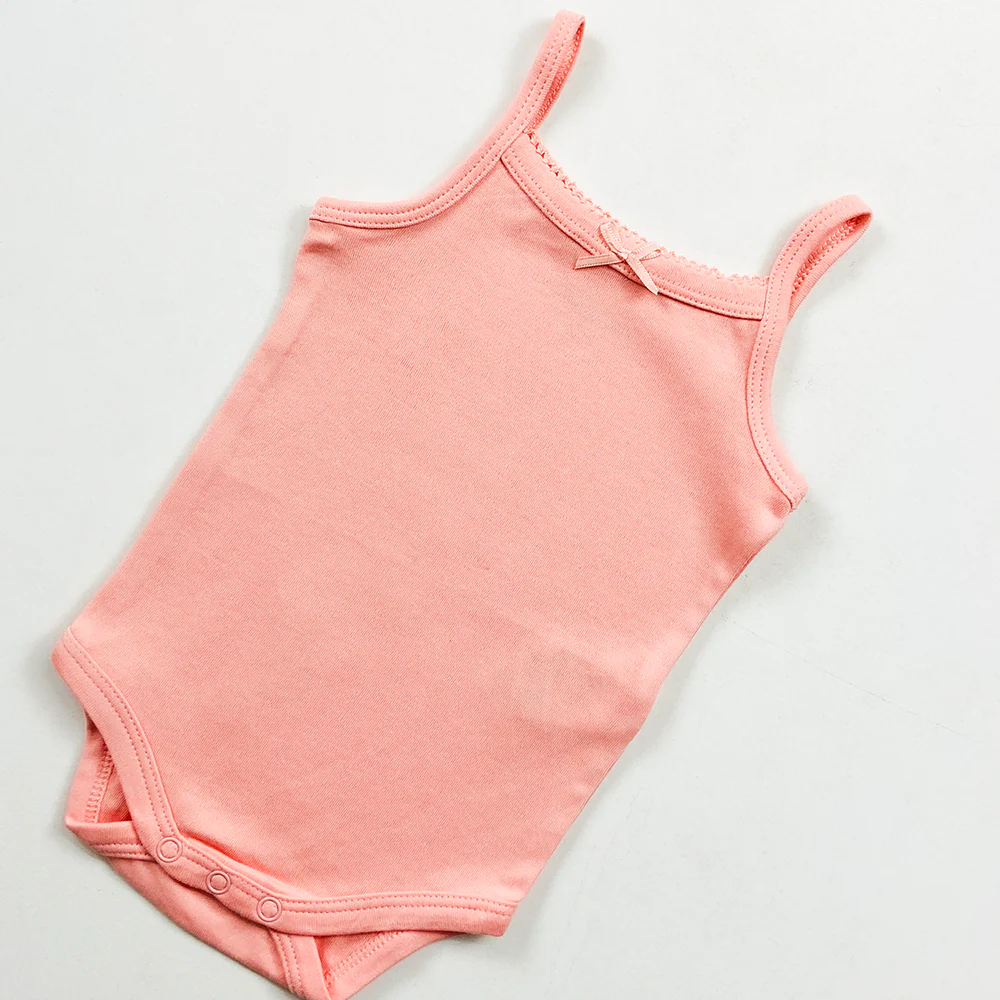 Infant and Toddler Baby Sleeveless Cotton Romper Bodysuit - Image 16