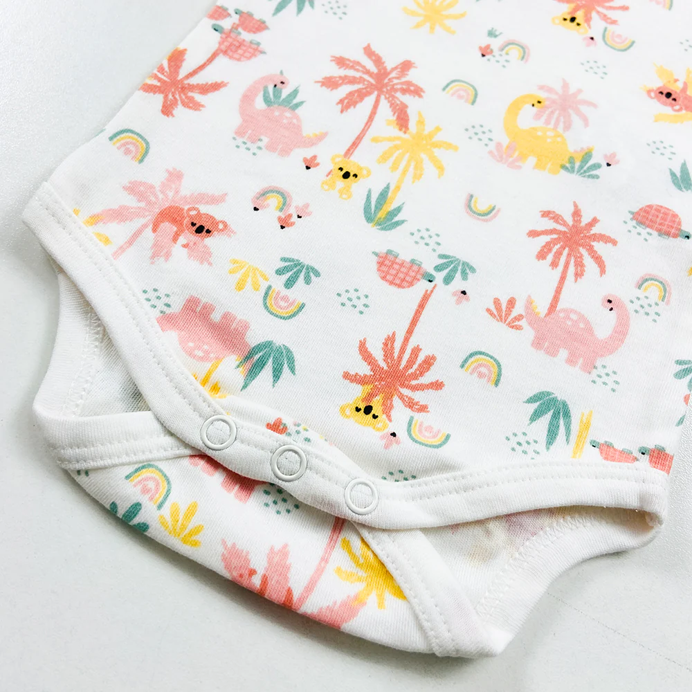 Infant and Toddler Baby Sleeveless Cotton Romper Bodysuit - Image 29