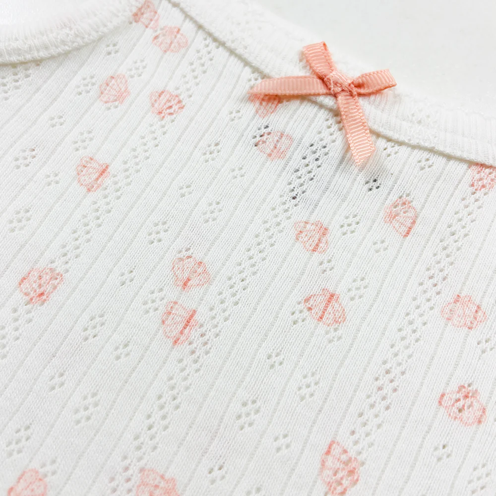 Infant and Toddler Girl Baby Sleeveless Cotton Romper Bodysuit - Image 7