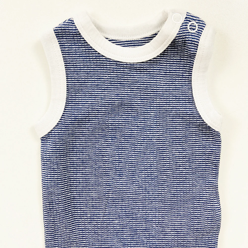 Infant and Toddler Baby Sleeveless Cotton Romper Bodysuit - Image 8