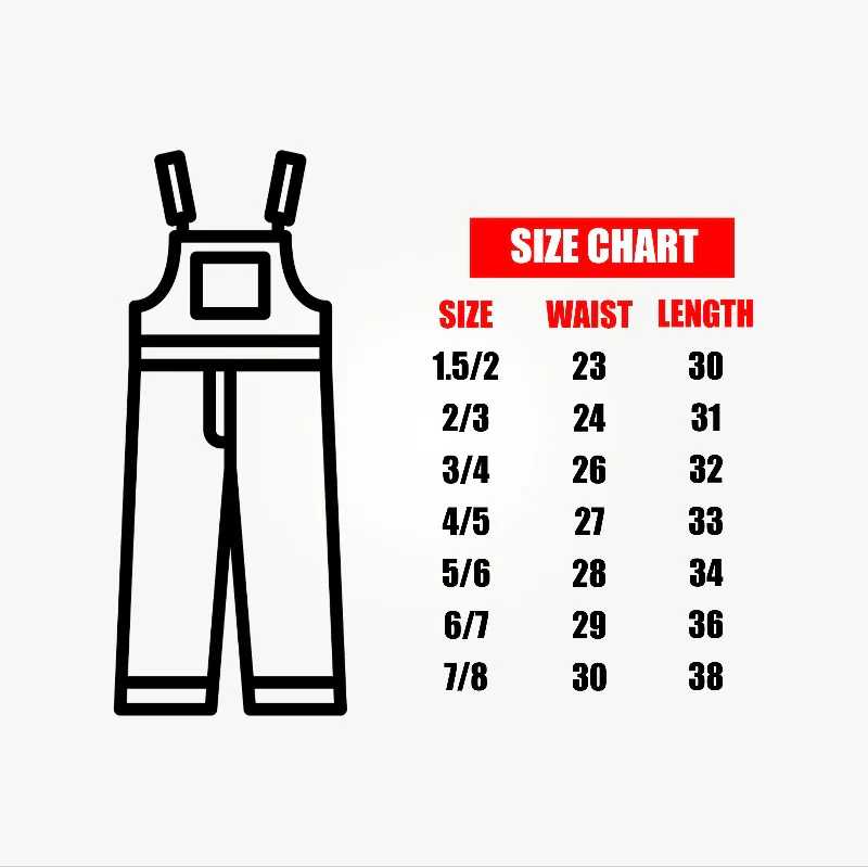 Kids Adjustable straps Denim Romper Dungaree - Image 5