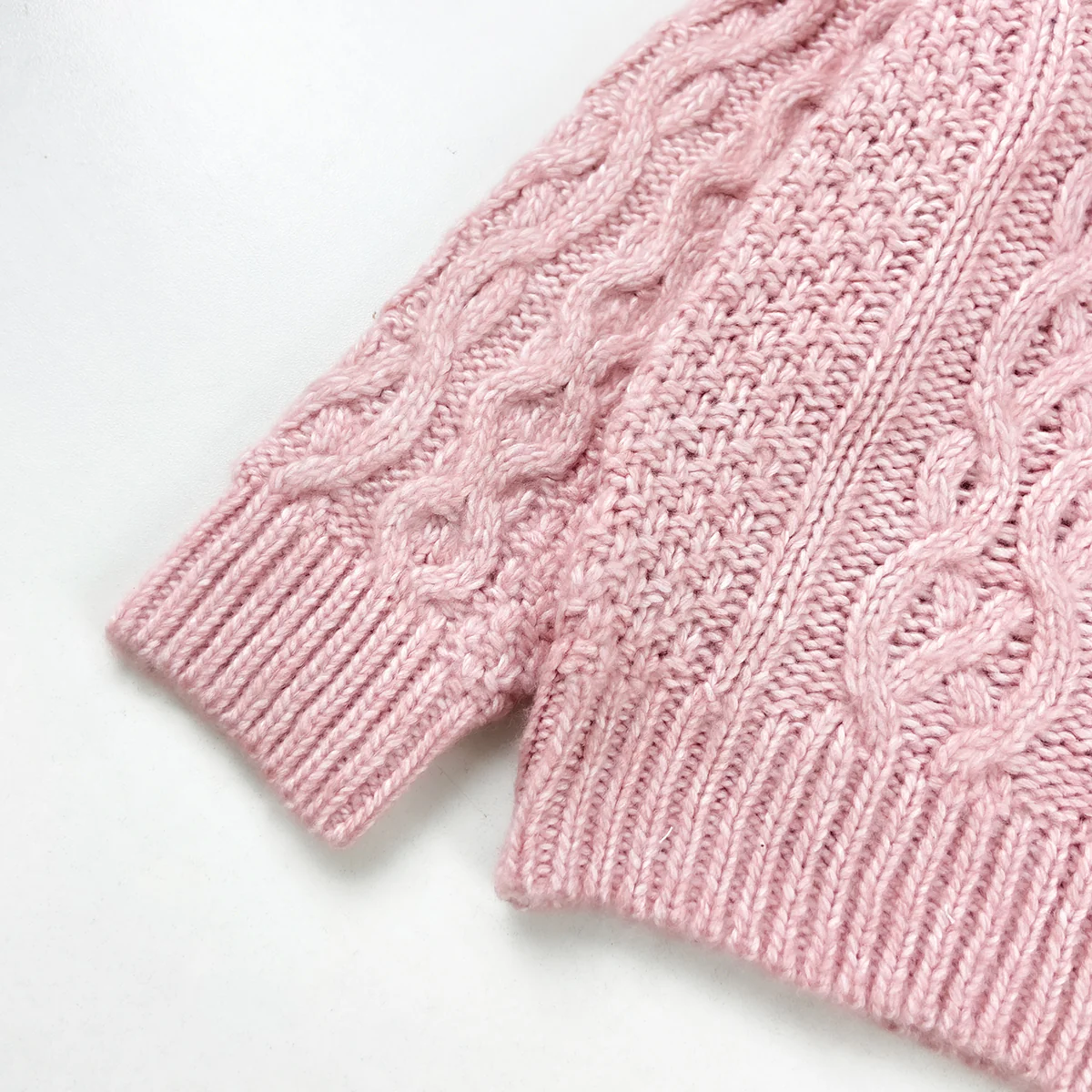 Kids Cable Knit Soft Cotton Cardigan Sweater - Image 10
