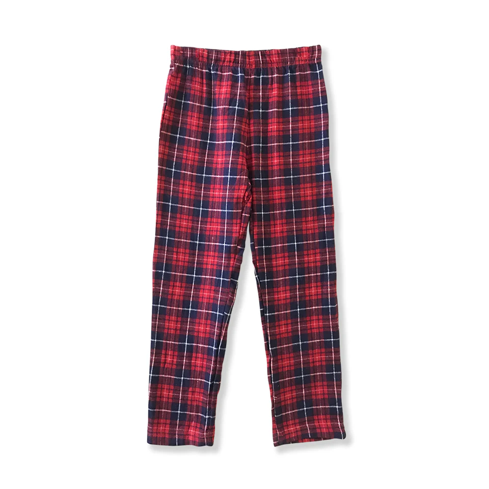 Kids Cotton Flannel Soft Brushed Lounge Pajama Pants - Image 3
