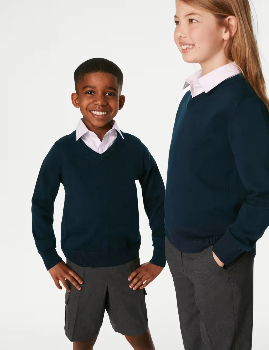 Kids Cotton School Jumper Sweater (4-14 Yrs) - Image 7