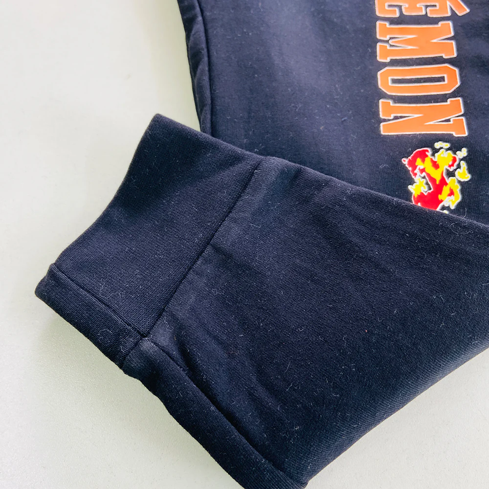Kids Elastic Waist Fleece Lining Cotton Trouser - Image 7