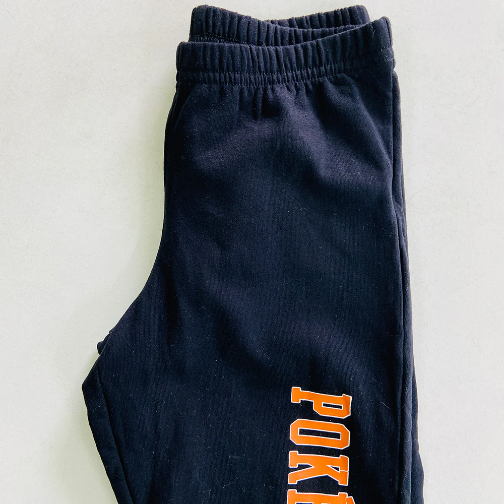 Kids Elastic Waist Fleece Lining Cotton Trouser - Image 9