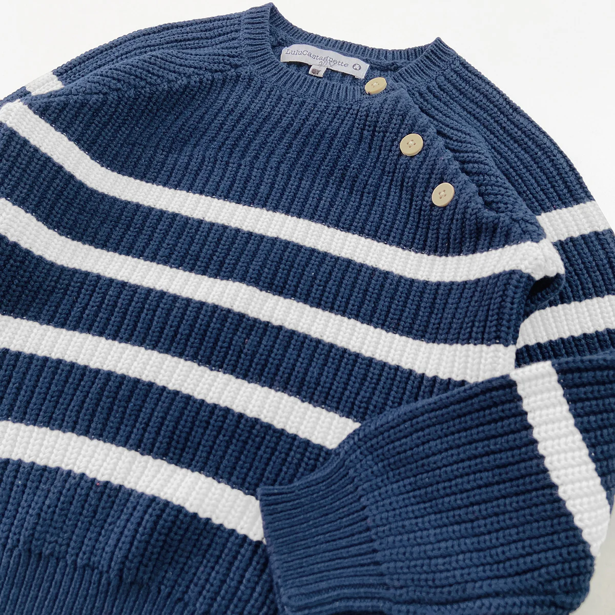 Kids Knit Striped Winter Pullover Sweater - Image 10