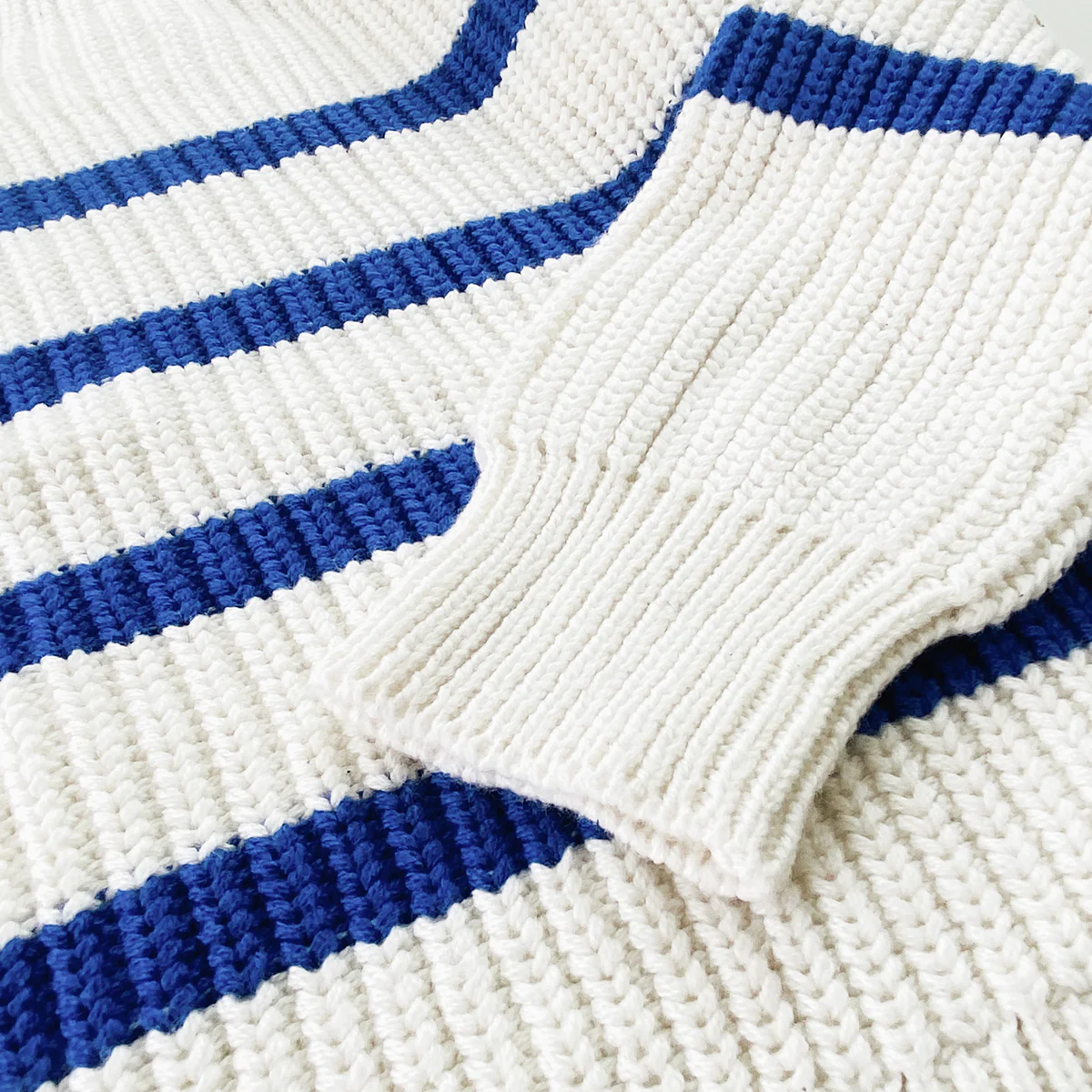 Kids Knit Striped Winter Pullover Sweater - Image 11