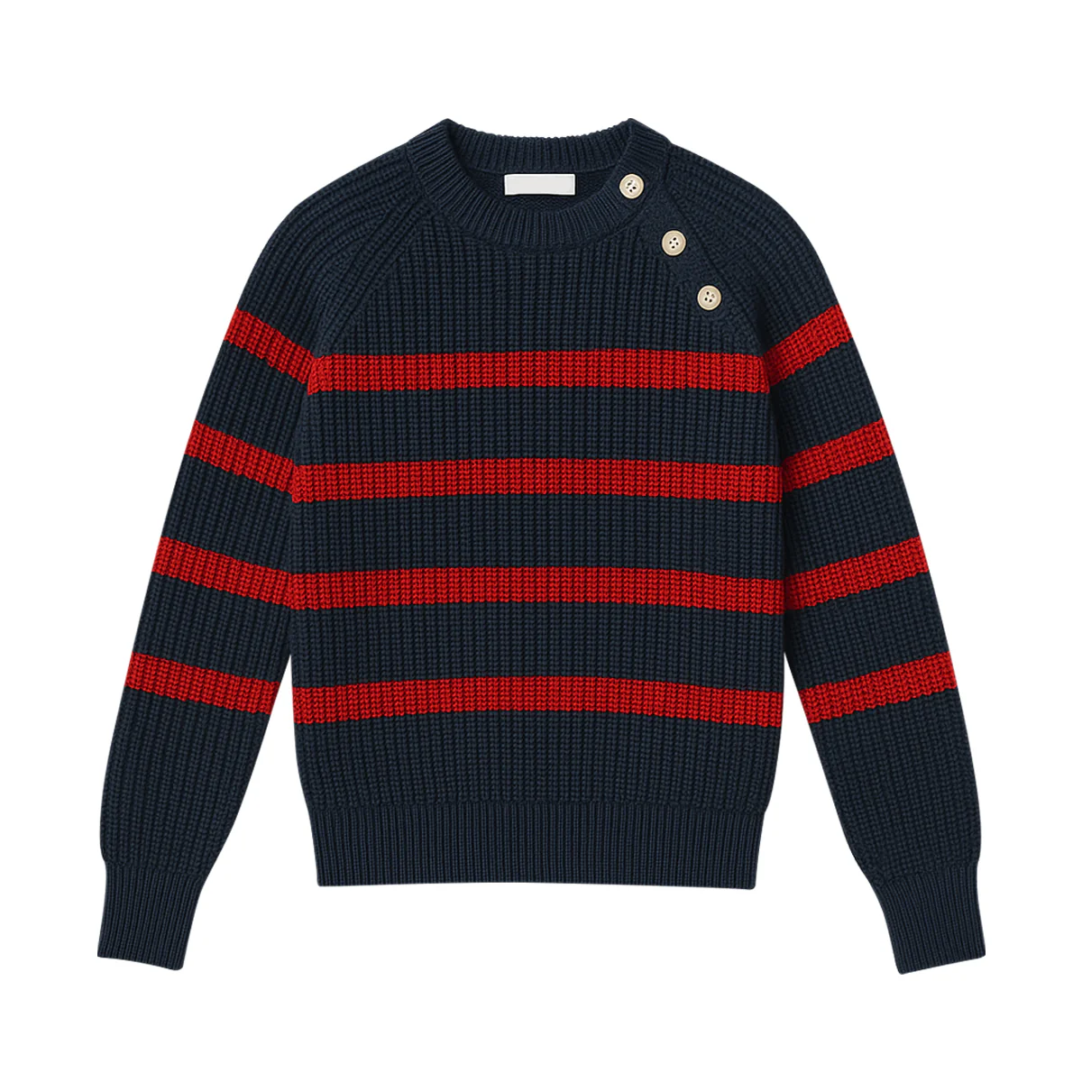 Kids Knit Striped Winter Pullover Sweater - Image 12