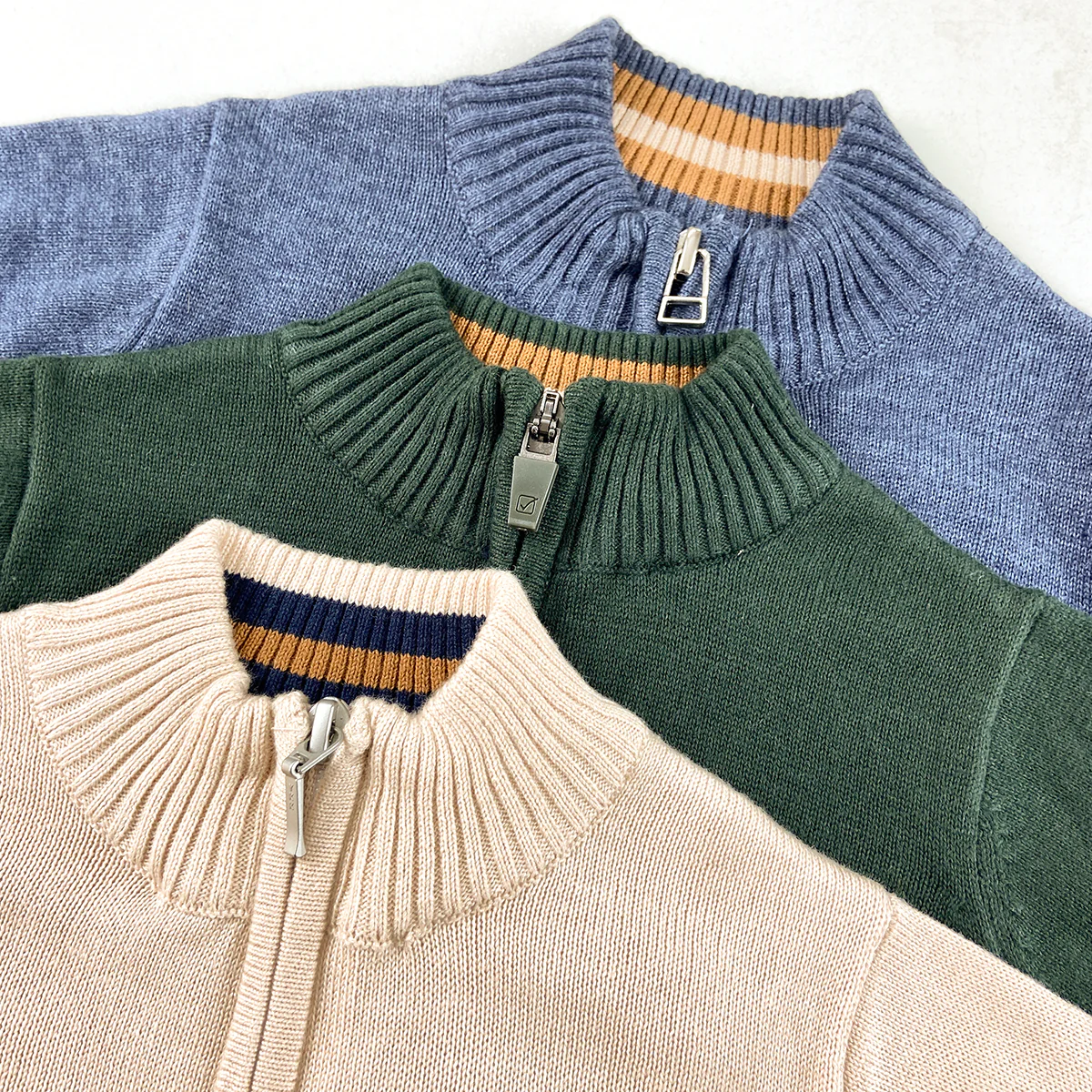 Kids Premium Knitted Zip-Up Zipper Cardigan Sweater - Image 5
