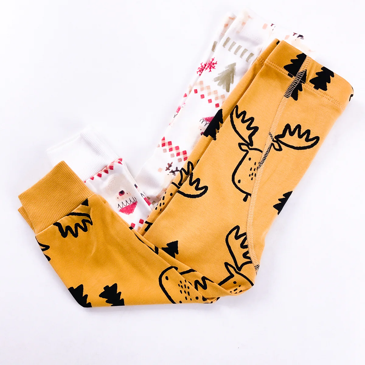 Kids Printed Cotton Full Length Leggings Pant - Image 9