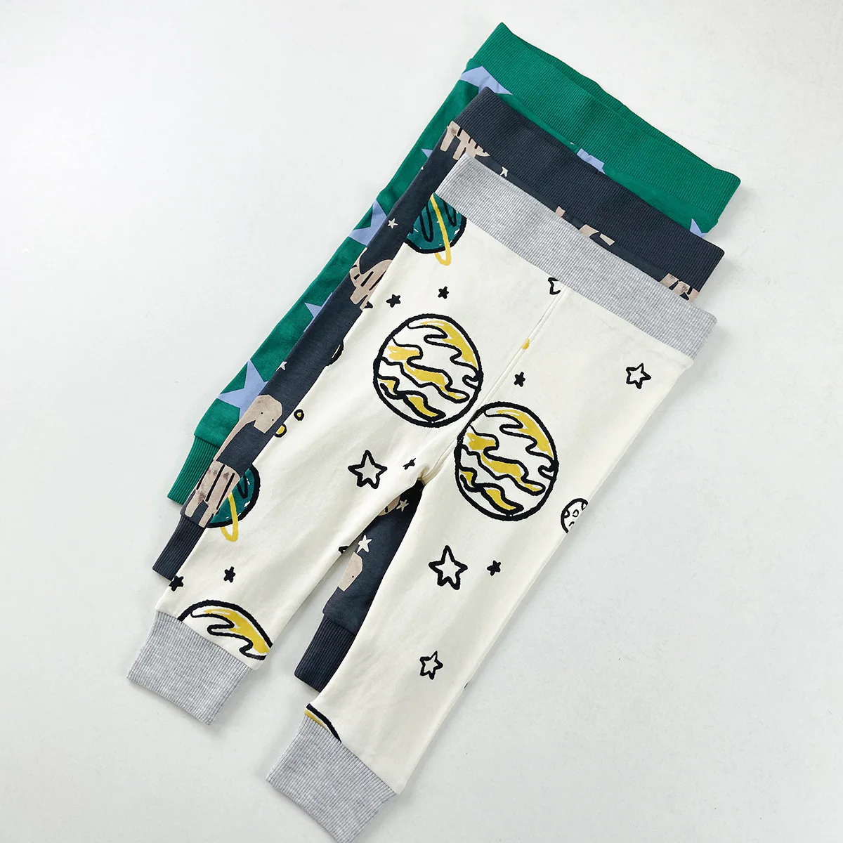 Kids Printed Cotton Full Length Leggings Pant - Image 12
