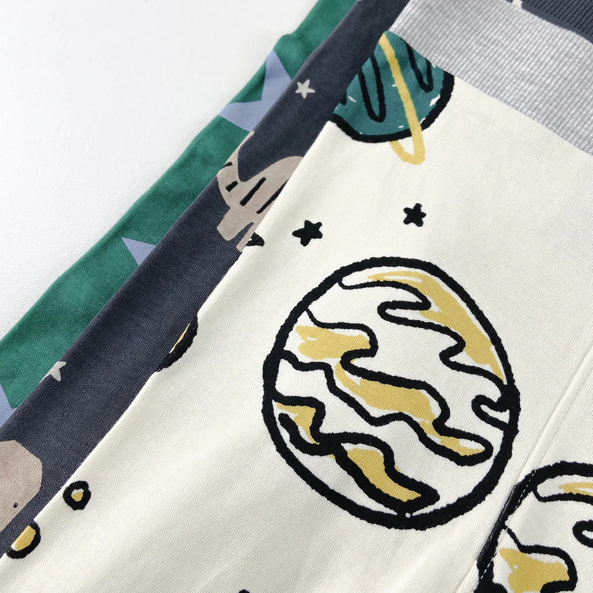 Kids Printed Cotton Full Length Leggings Pant - Image 13