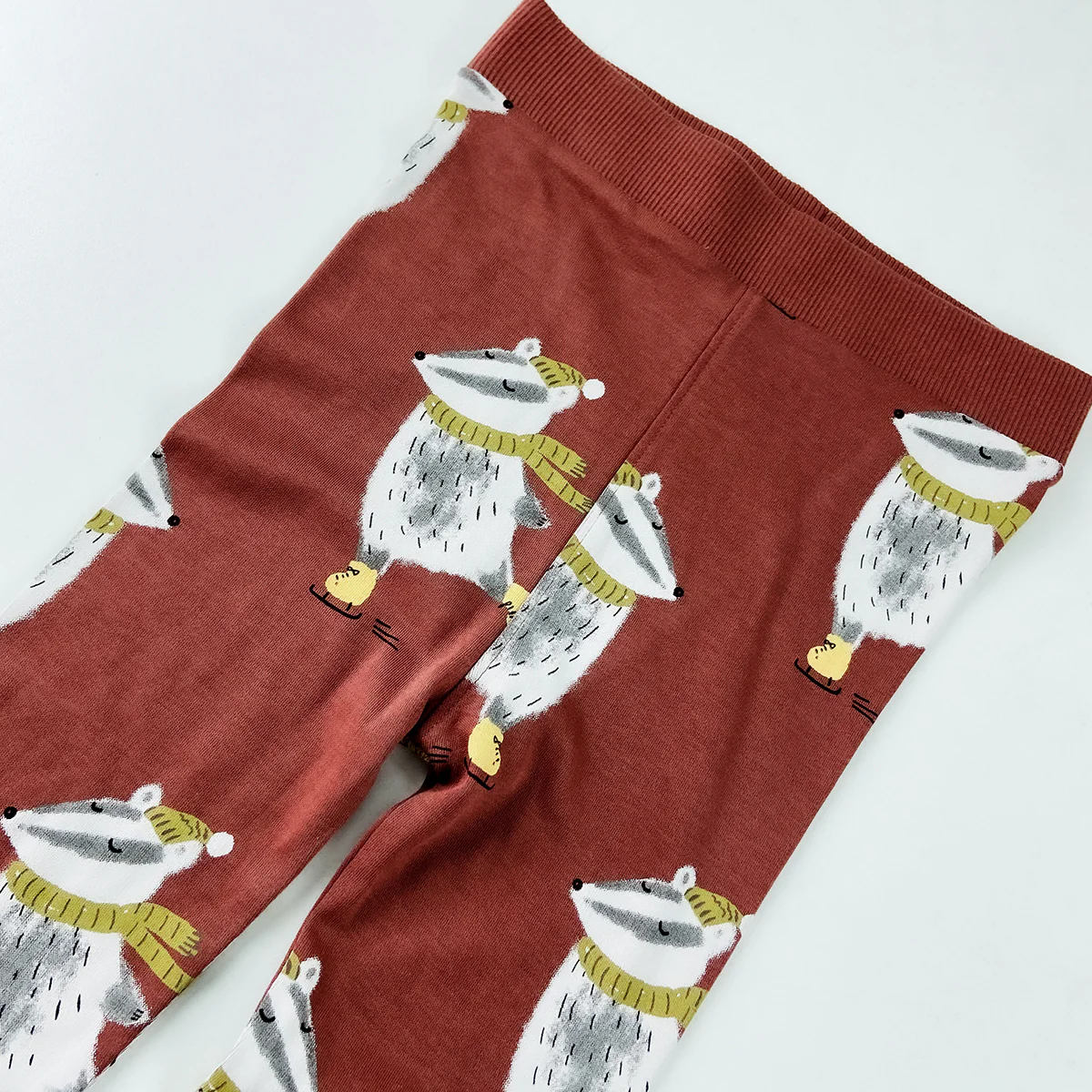 Kids Printed Cotton Full Length Leggings Pant - Image 3