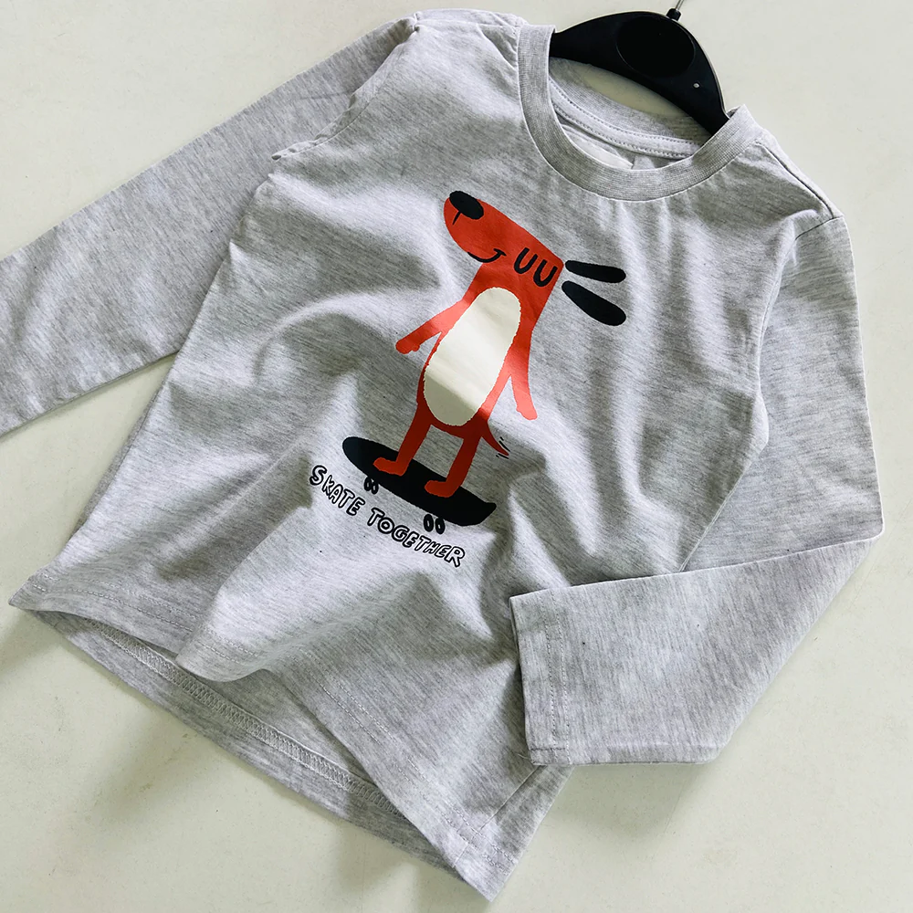 Kids Round Neck Cotton Full Sleeve T-shirt - Image 15