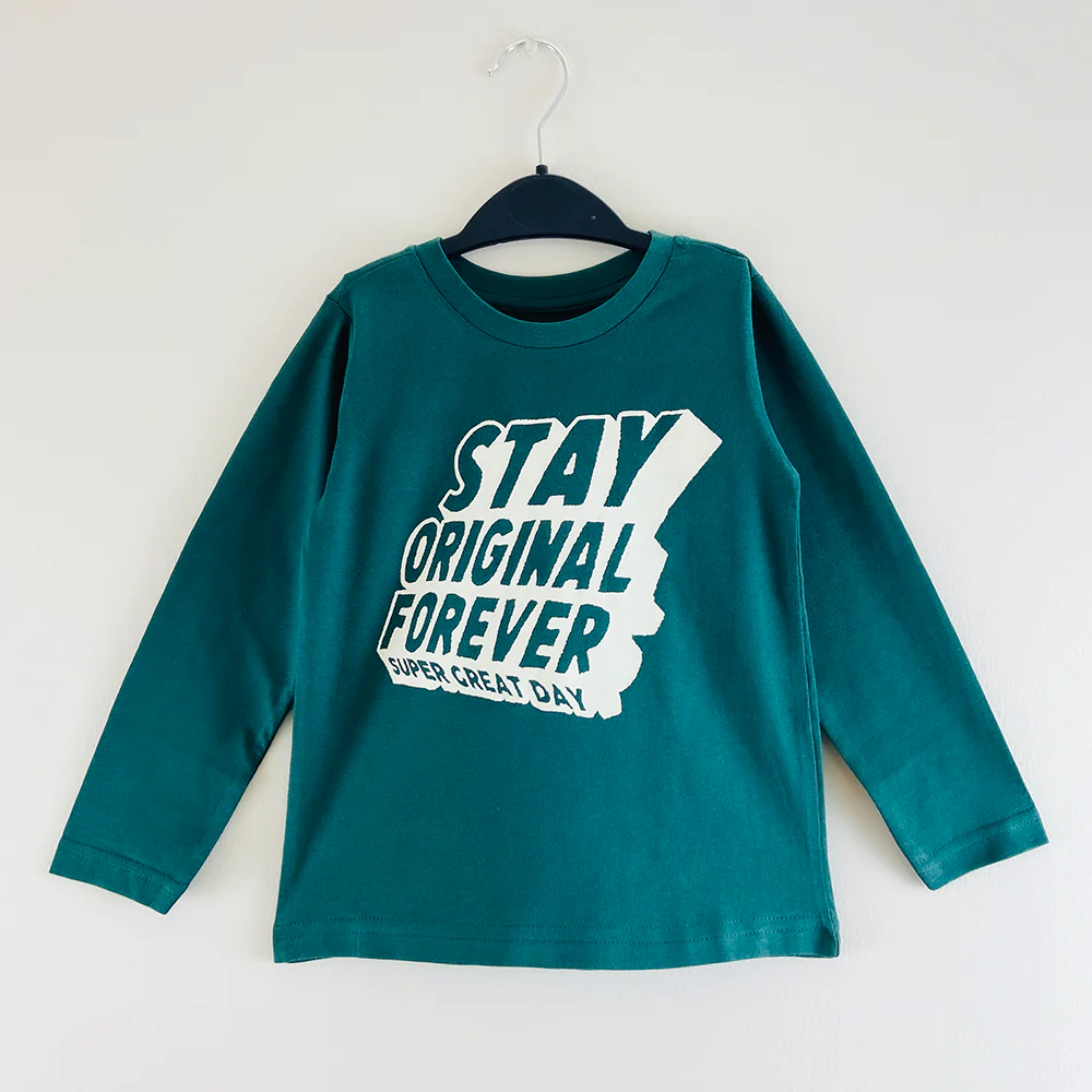Kids Round Neck Cotton Full Sleeve T-shirt - Image 2