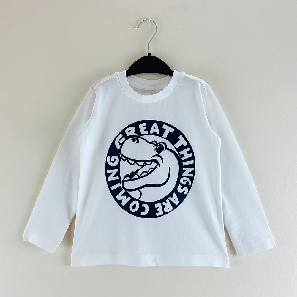Kids Round Neck Cotton Full Sleeve T-shirt - Image 5