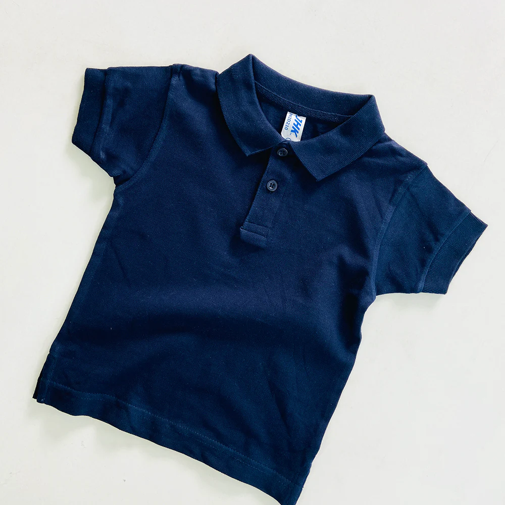 Kids Unisex Short Sleeve Pique Polo T-Shirt - Image 18