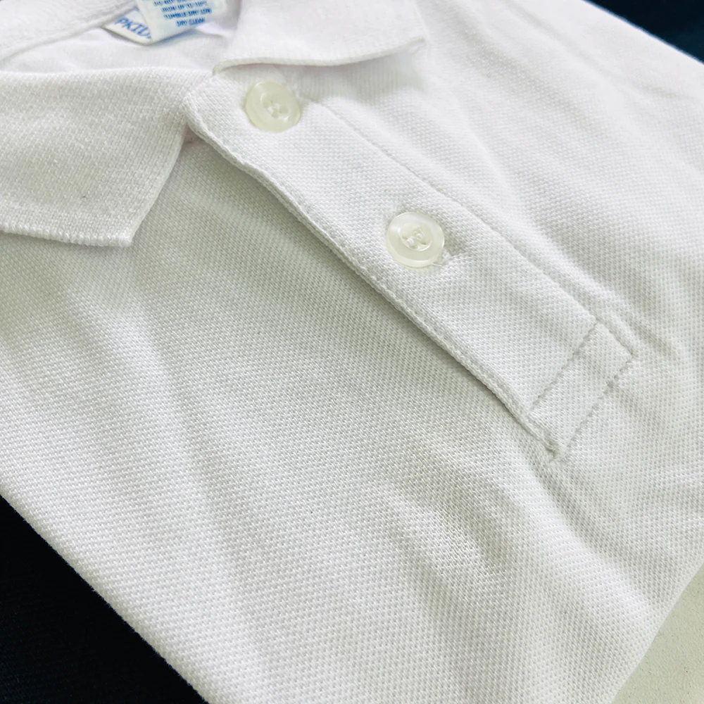 Kids Unisex Short Sleeve Pique Polo T-Shirt - Image 7