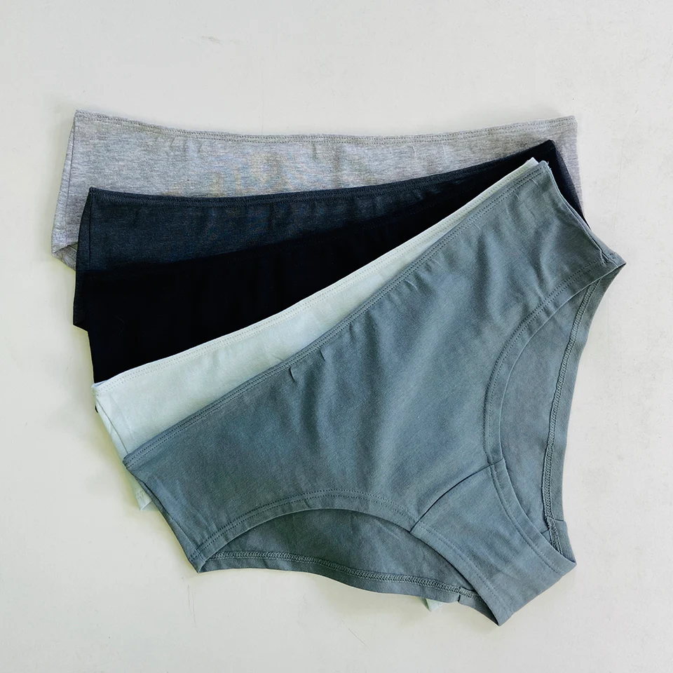 Ladies 3 pack Mid Rise Hipster Cotton Briefs Panty - Image 11