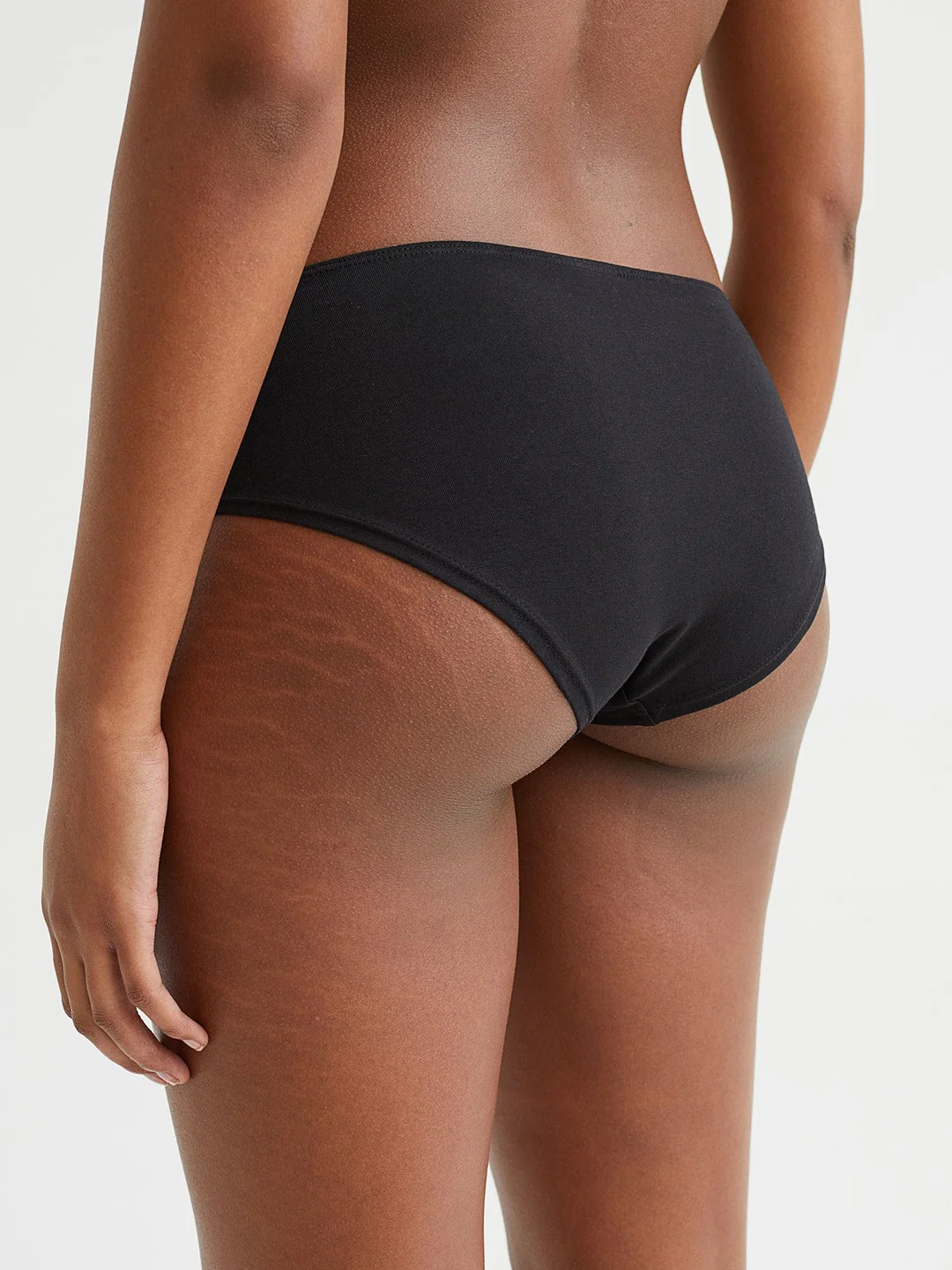 Ladies 3 pack Mid Rise Hipster Cotton Briefs Panty - Image 5