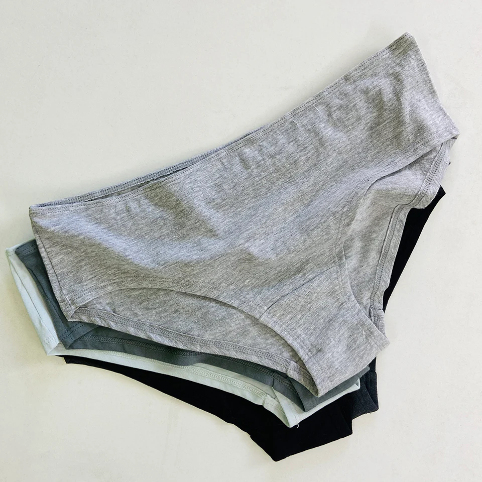 Ladies 5 pack Mid Rise Hipster Cotton Briefs Panty - Image 15