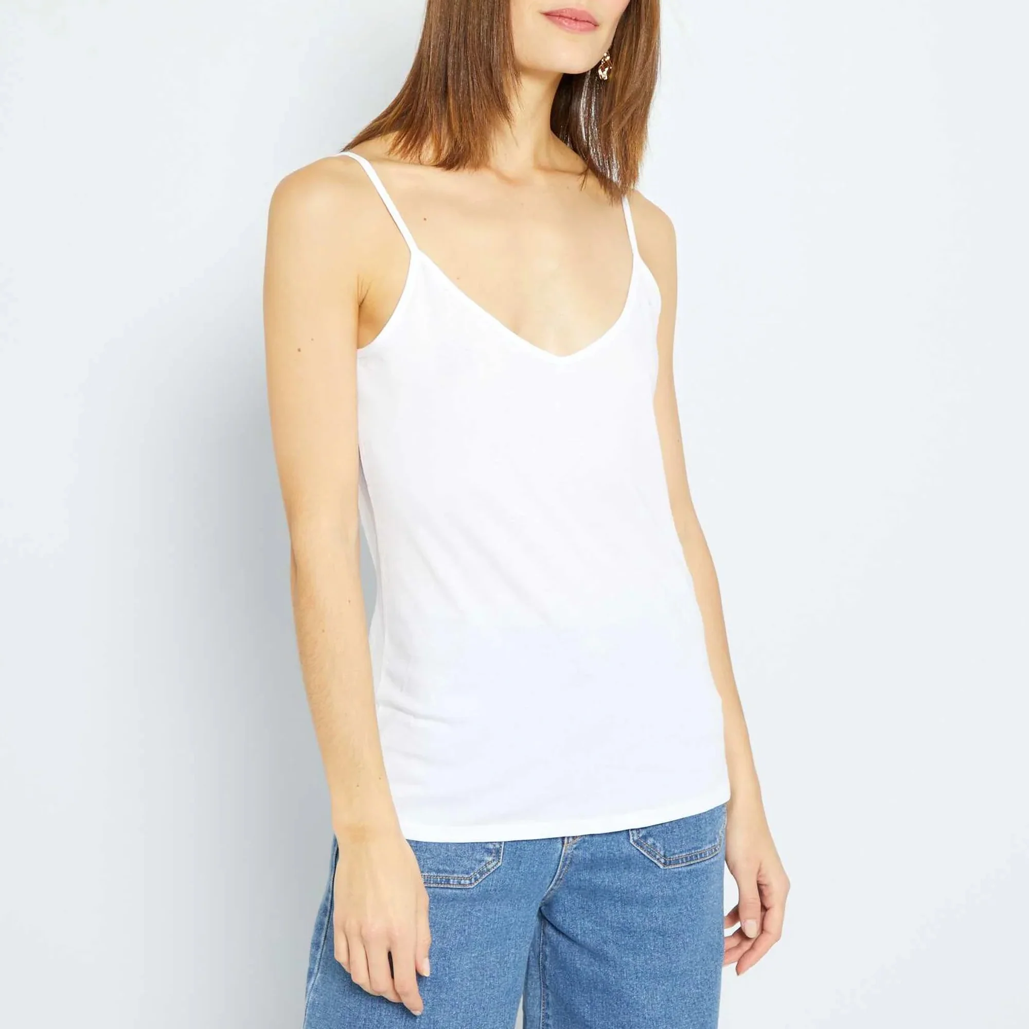 Ladies Basic Camisole Cotton Tank Top - Image 7