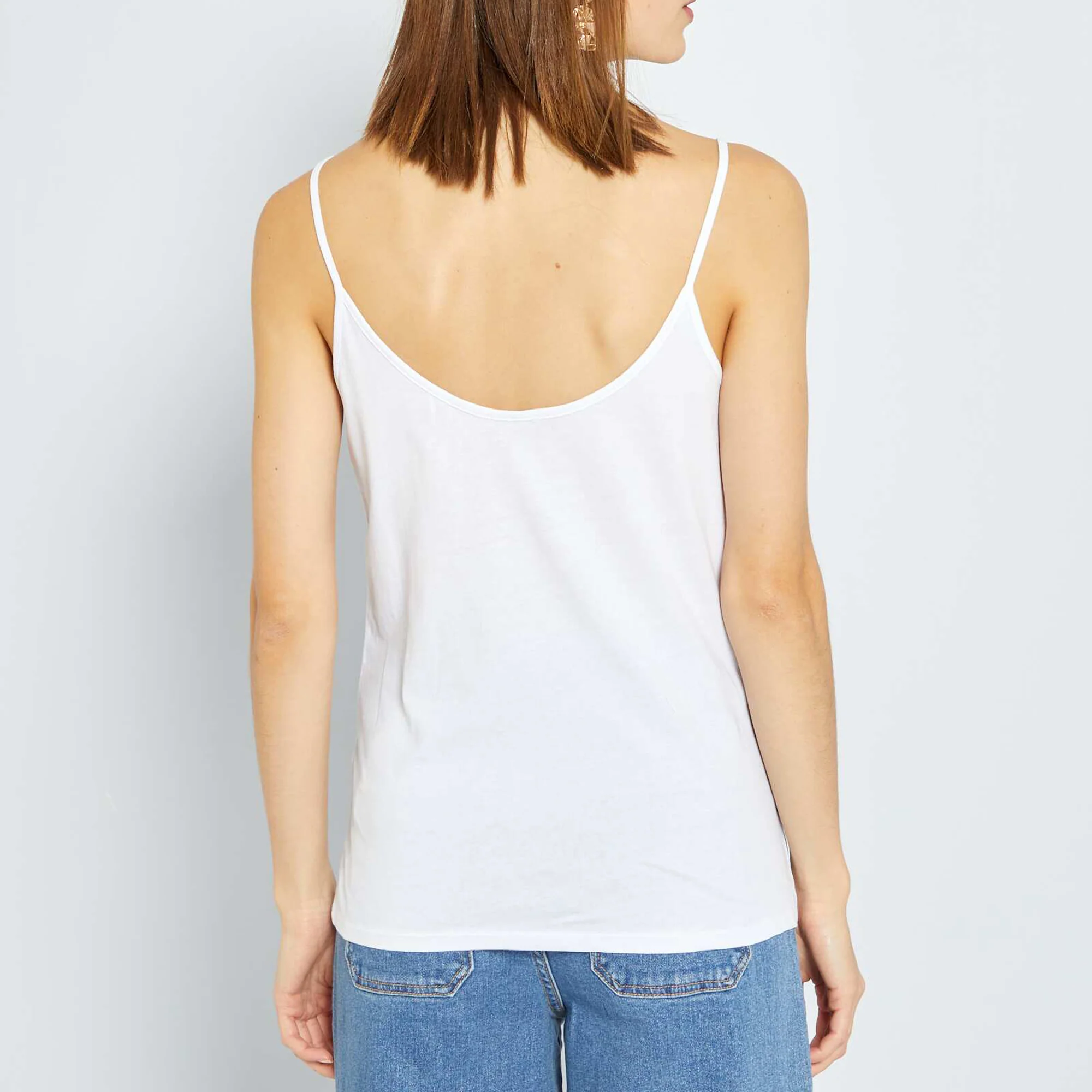 Ladies Basic Camisole Cotton Tank Top - Image 9