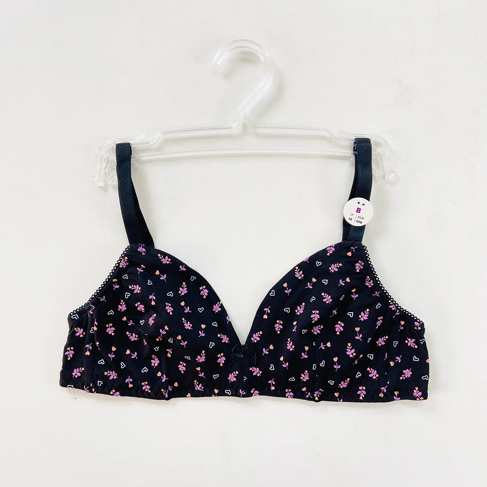Ladies Cotton Stretch Non-Padded Triangle Bra - Image 13