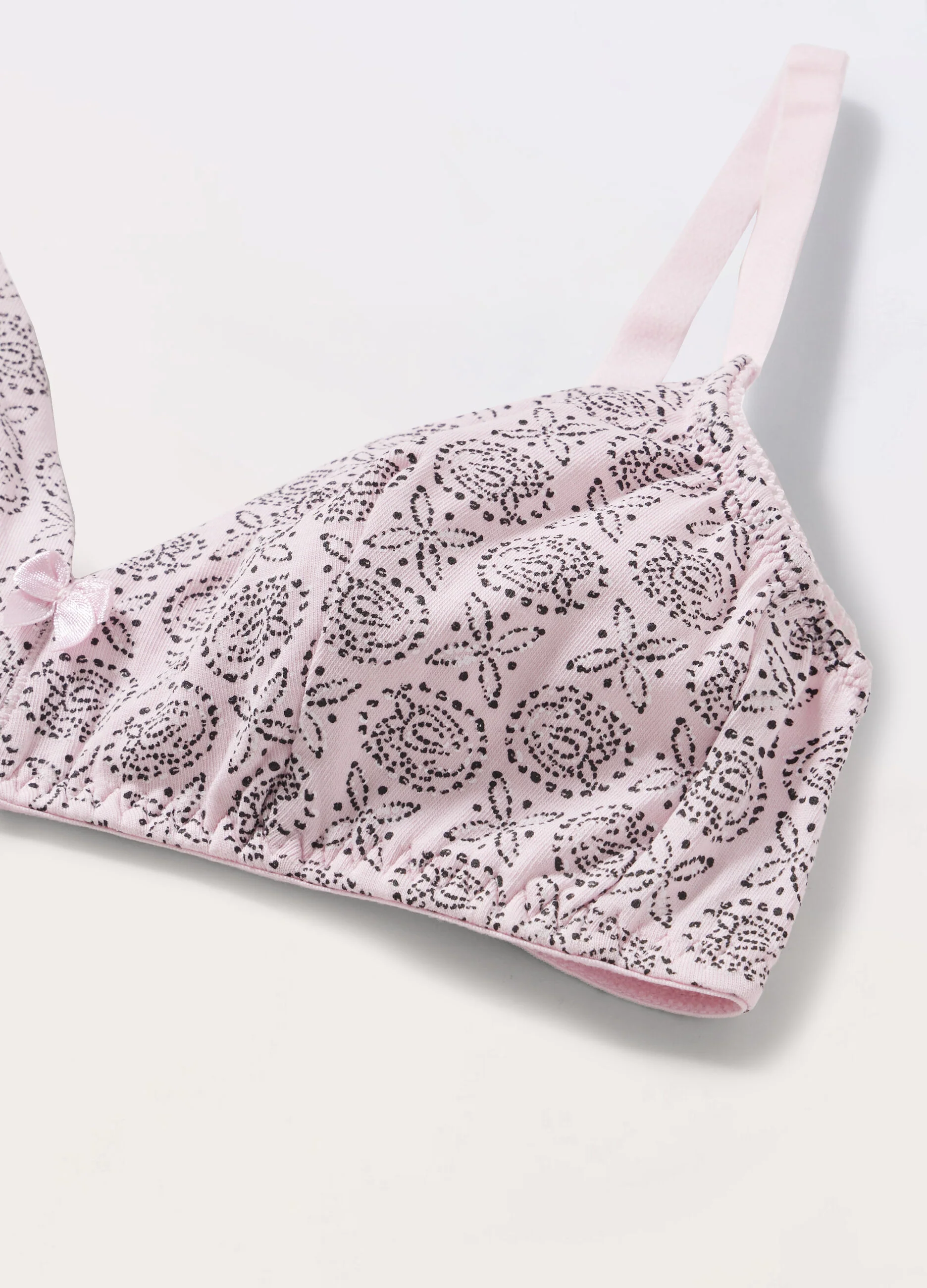 Ladies Cotton Stretch Non-Padded Triangle Bra - Image 22