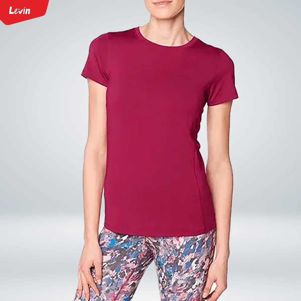 Ladies Fitness Sports T-Shirt - Image 7