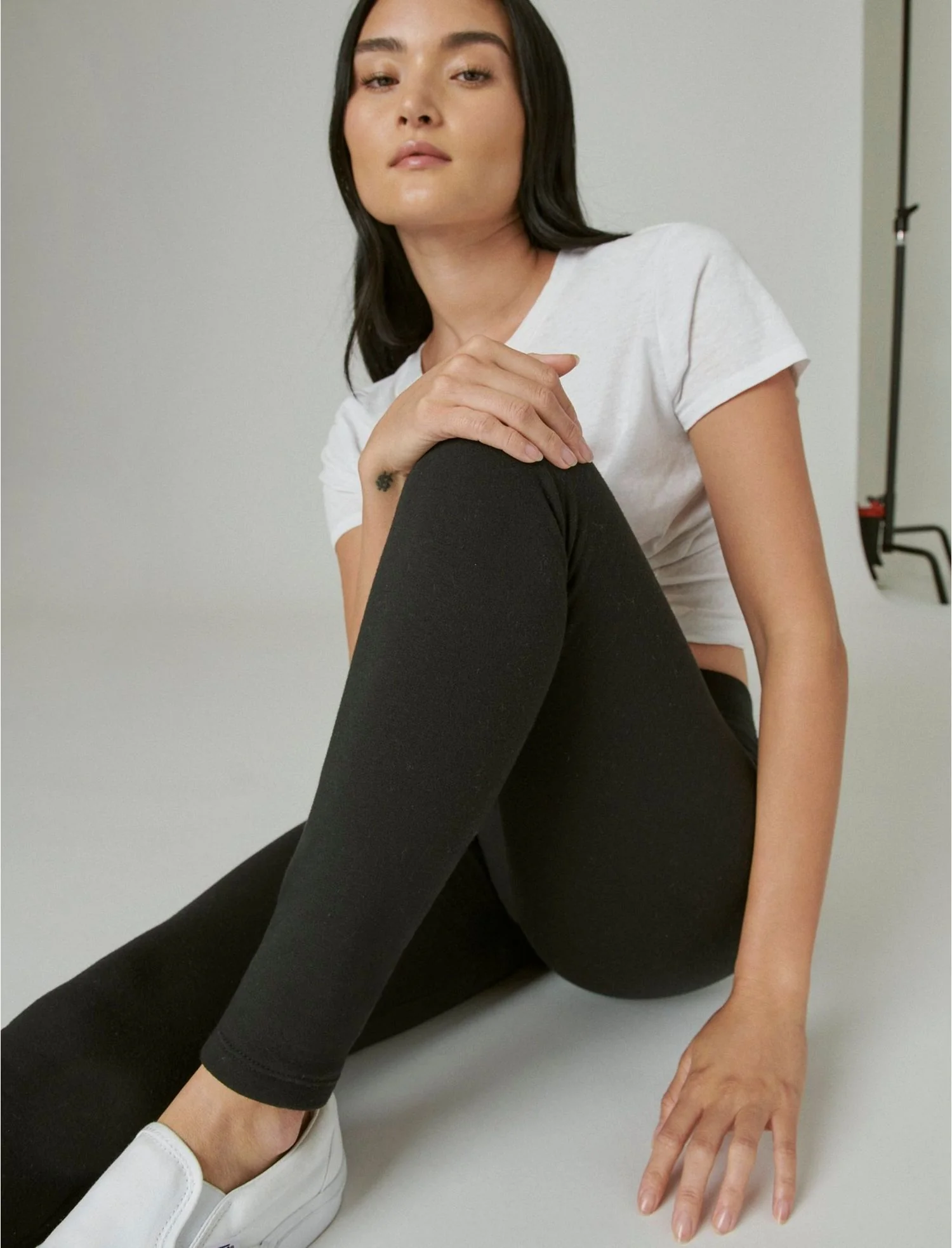 Ladies Fleece Lined Warm Cotton Leggings - Image 13