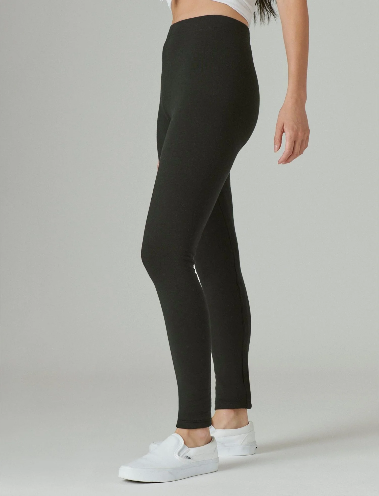 Ladies Fleece Lined Warm Cotton Leggings - Image 23
