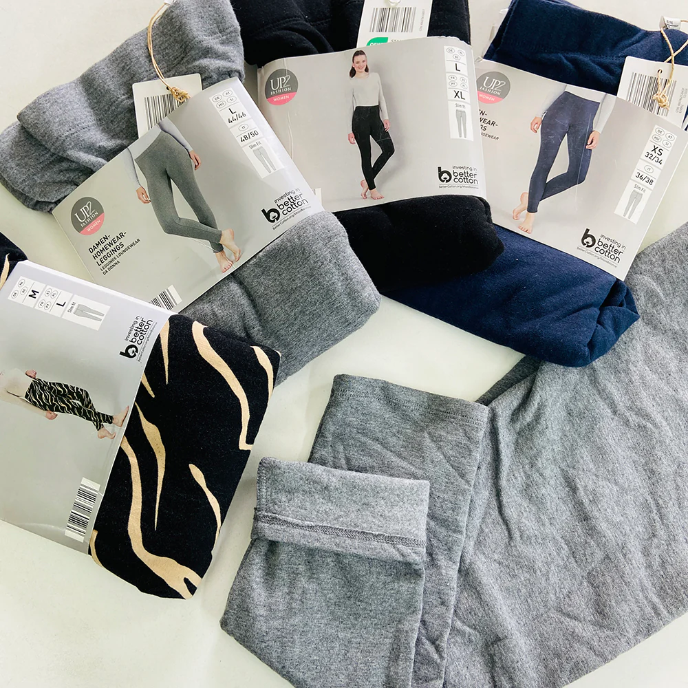 Ladies Fleece Lined Warm Cotton Leggings - Image 37