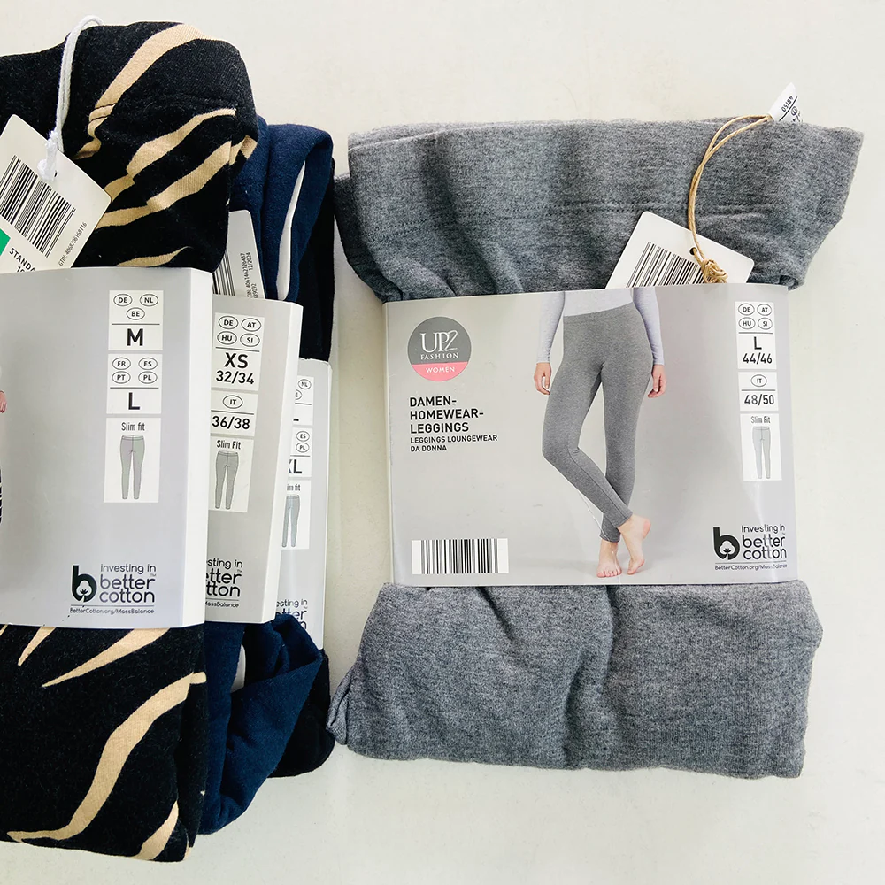 Ladies Fleece Lined Warm Cotton Leggings - Image 43