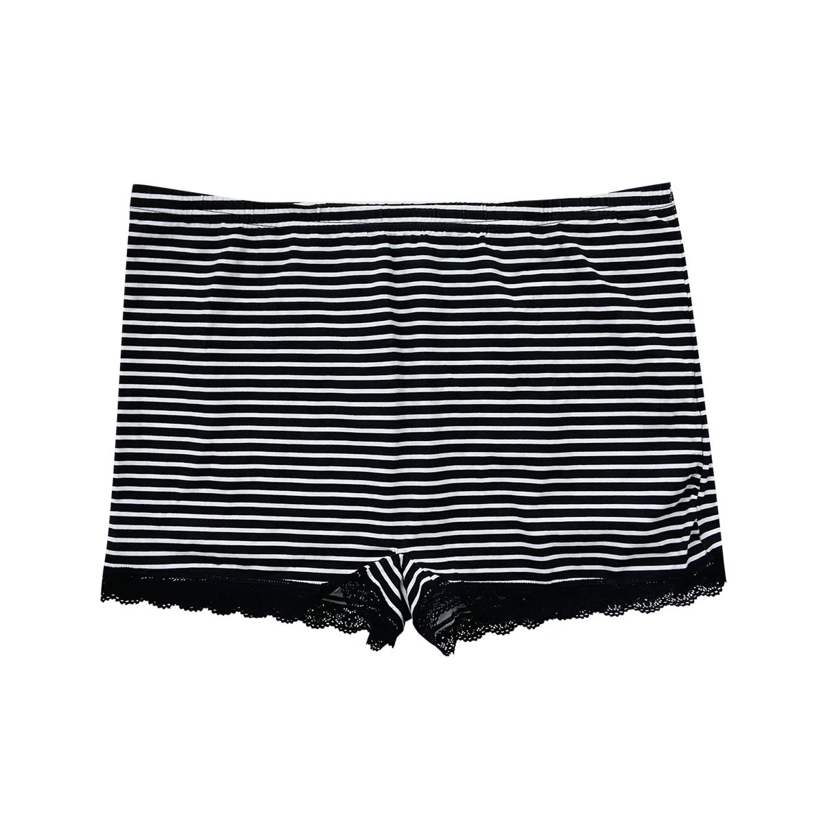 Ladies Mid Rise Cotton Lace Shorts - Image 7