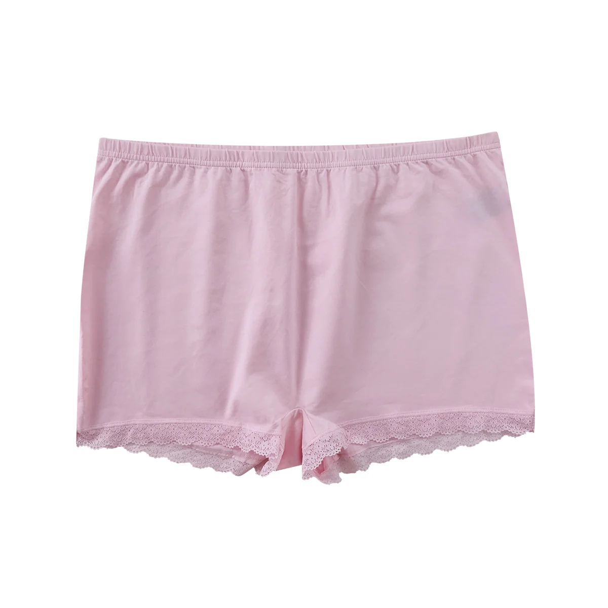 Ladies Mid Rise Cotton Lace Shorts - Image 9