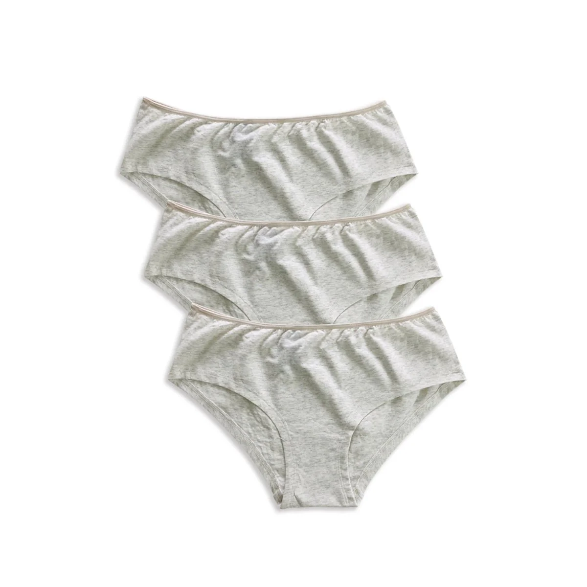 Ladies pack of 3 Mid Rise Hipster Cotton Briefs Panty - Image 11