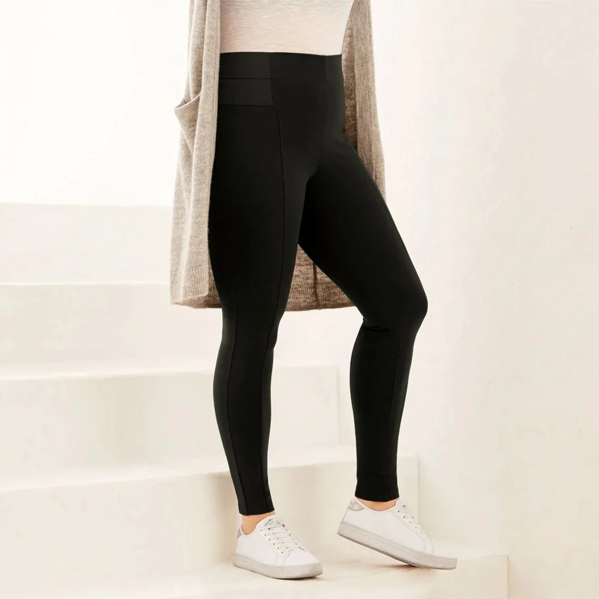 Ladies Premium High Waist Stretchy Jeggings Plus Size - Image 3