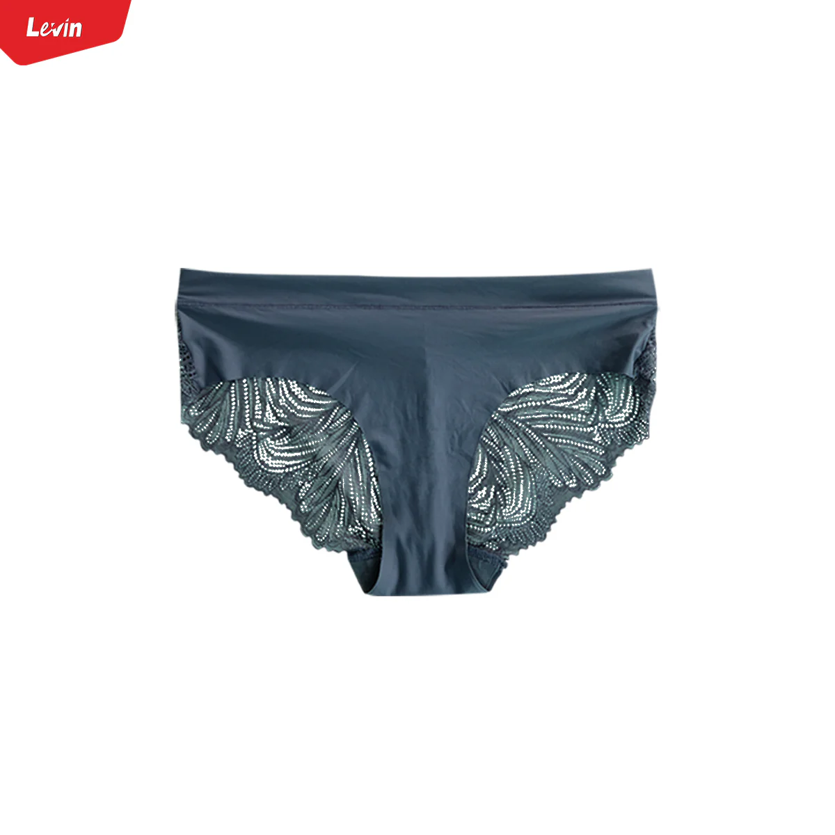 Ladies Microfiber Premium Lace Back Brazilian Briefs Panty - Image 8