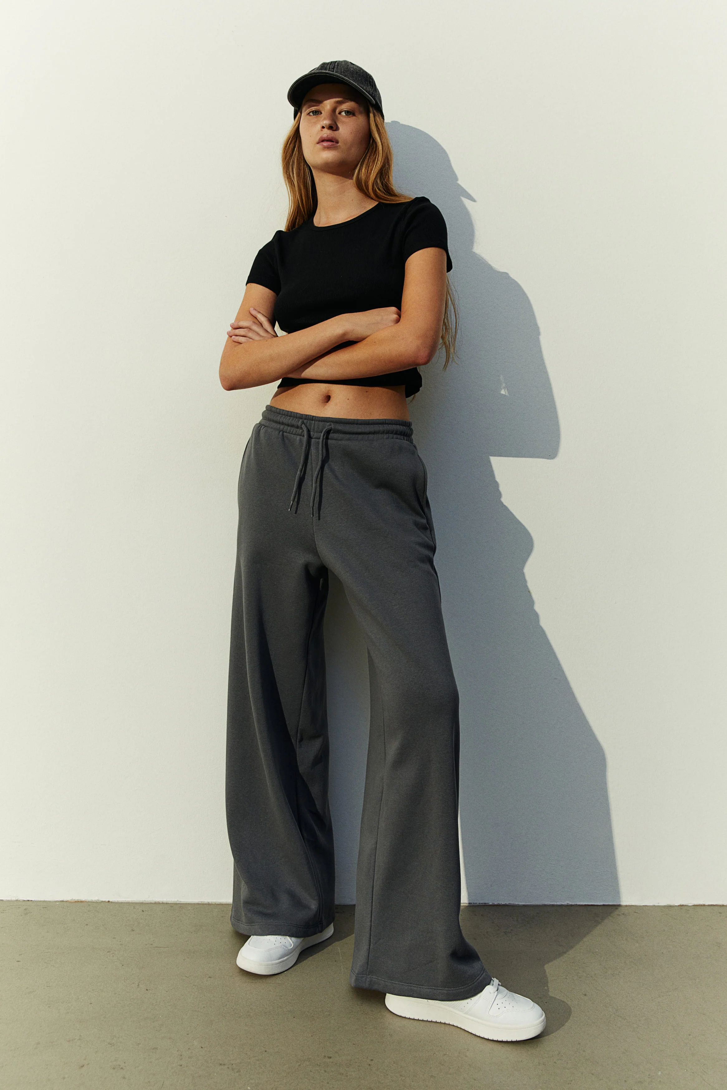 Ladies Short Sleeve Ribbed Crop Top - Image 8